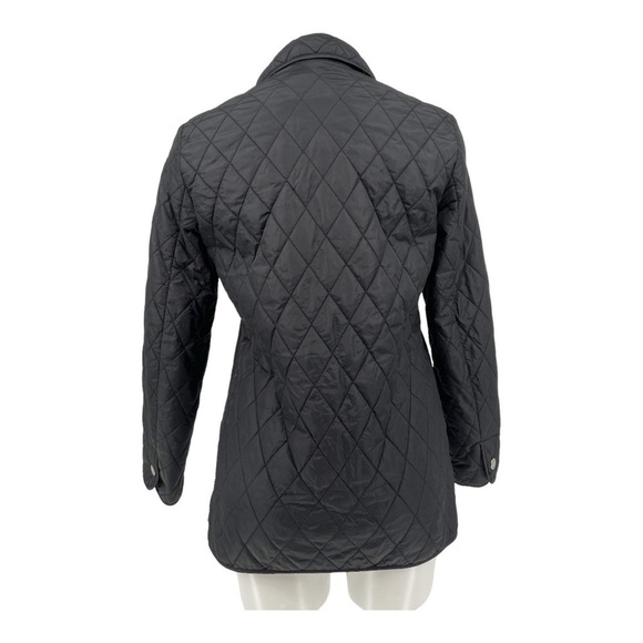 Coach Women's XS Black Snap Front Quilted Hack Jacket - Picture 7 of 12